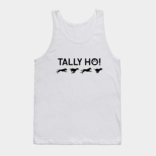 Tally Ho! With Dog print Tank Top